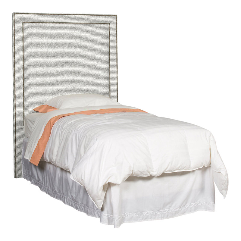 Hillary/Hank Upholstered Headboard, Callaloo Cotton, Yes