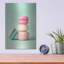 «French Macarons» par Incado, art mural en métal de luxe, 12 po x 16 po