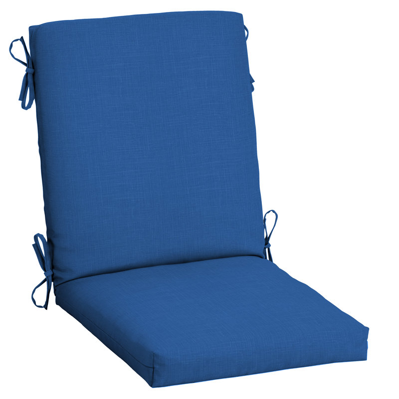ARDEN Outdoor Lounge Chair 3.5" Cushion, 3.5" H x 16.5" W x 18" D, Dark Blue