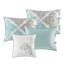 Housse de lit de jour - 6 pièces pour lit simple réversible, 3 taies décoratives, 1 coussin décoratif, housse d'apparence moderne