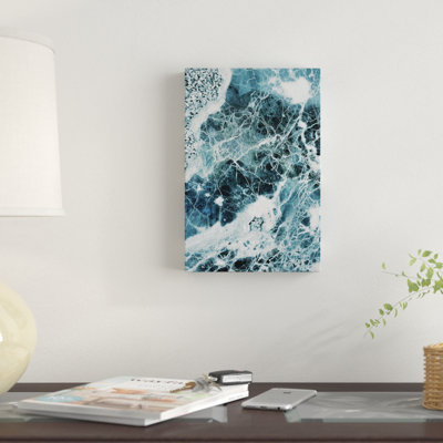 « blue sea marble », reproduction d’impression sur toile