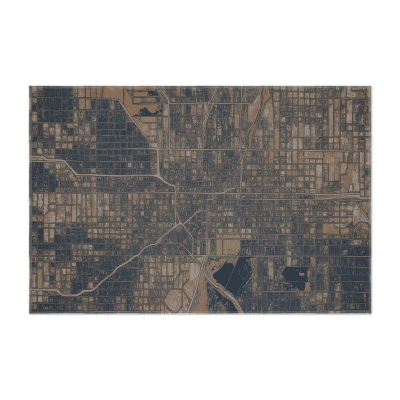 Tapis intérieur et extérieur noir Transport, Rectangle 9 pi x 12 pi