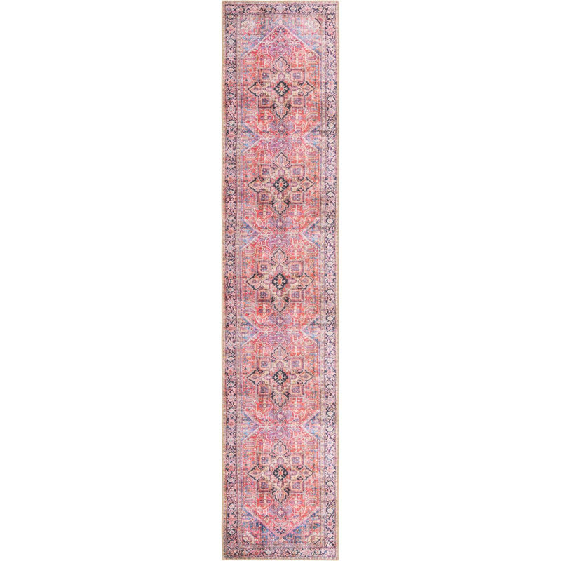 Prague Chenille Oriental Indoor Rug, Runner 2'6" x 12'
