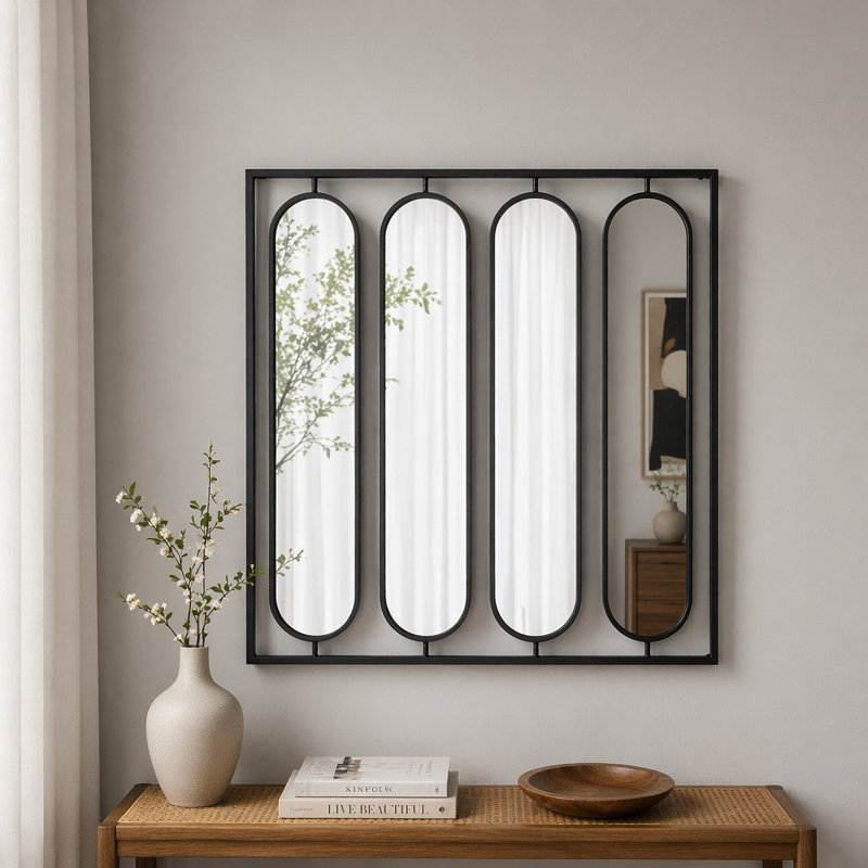 36"Large Four Oval Wall Mirror