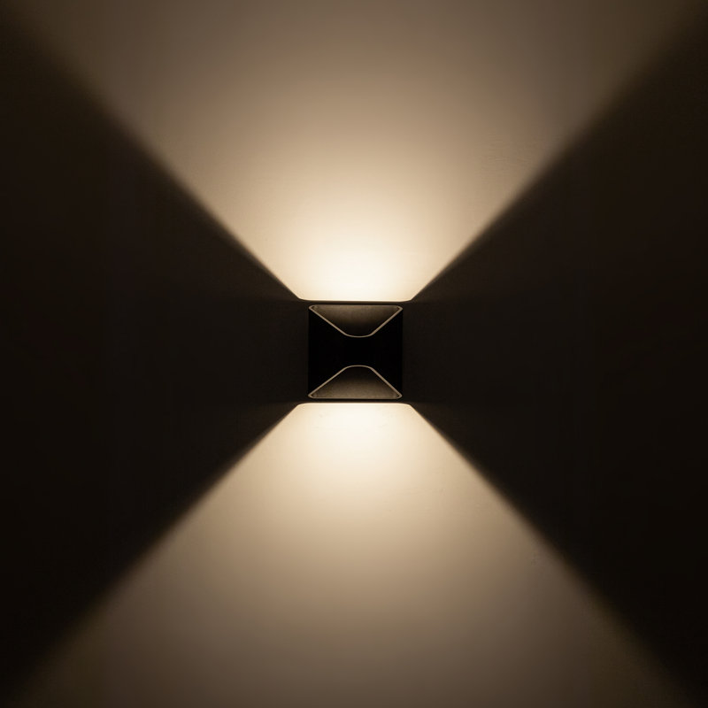 Ellis LED Outdoor Sconce, Black