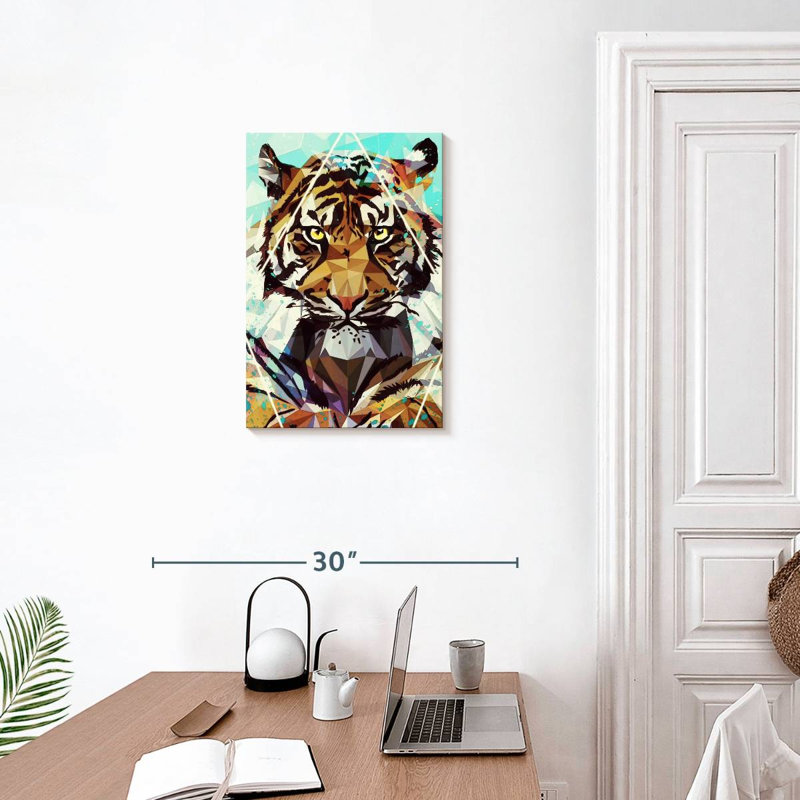 Brampt It Tiger, 24" H x 16" W