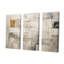 Ensemble de décorations murales scandinaves beige et doré-107745385-107745383