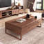 Table basse rétro en bois massif