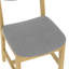 Chaise rustique Farmhouse - Structure en bois massif avec coussin en tissu, revêtement rembourré pour plusieurs pièces-83771860