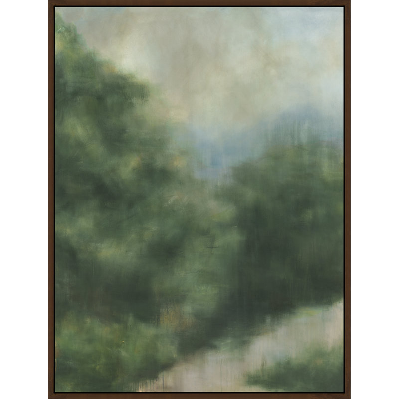 Last Nights's Rain I Painting by Bella Lane, Image Brush Gel