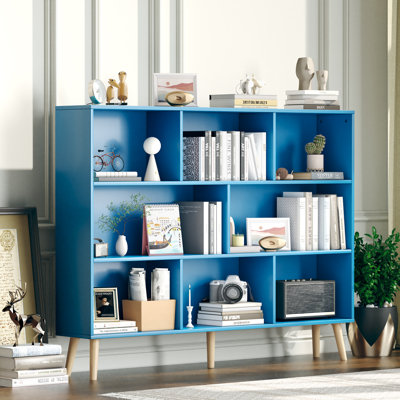 Jaen Solid and Manufactured Wood Cube Bookcase
