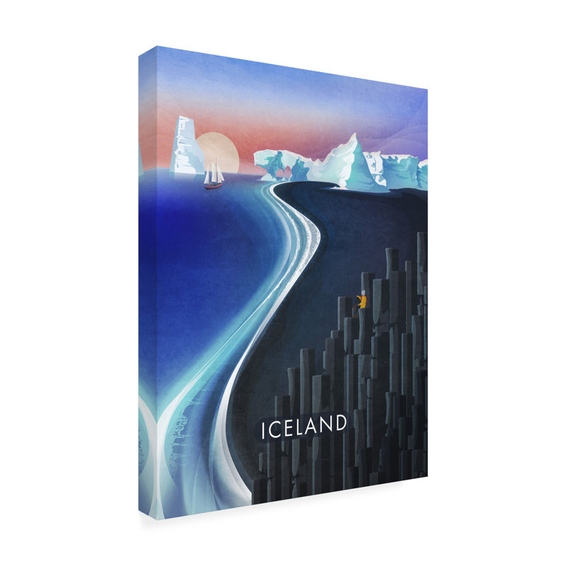 Œuvre de bolognaise, Boléro, Emel, Tunaboylu, Islande, H 14 po x l 19 po