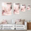 Rose délicat abstrait marbre III - art mural abstrait en marbre-1007952675-1007952678