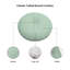 Coussin décoratif intérieur / extérieur Sunbrella, housse de coussin ronde de 16 pouces avec insert-116430561-116430569