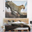 Tapisserie de l’arbre en marche africaine leopard-28486773