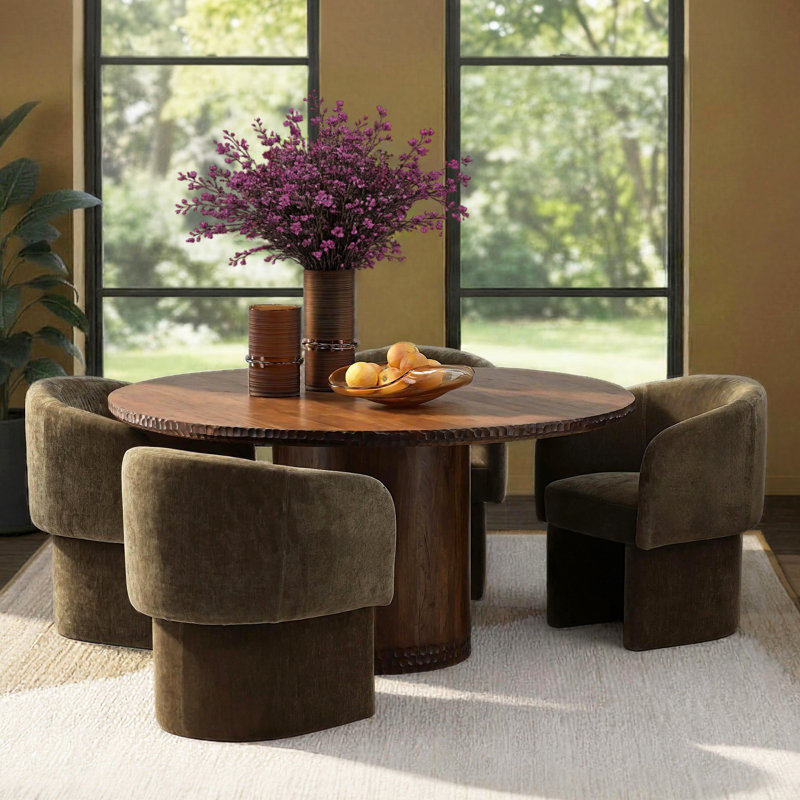 Ynes Dining Chair Olive, Moss Olive