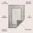 Vandervliet Classic Coastal Mitred Stripe Reversible Machine-Washable Cream/Navy Indoor/Outdoor Rug-711333139