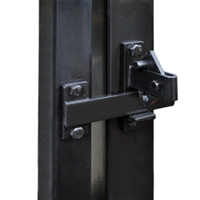 Black Iron Universal Gate Door Flip Latch