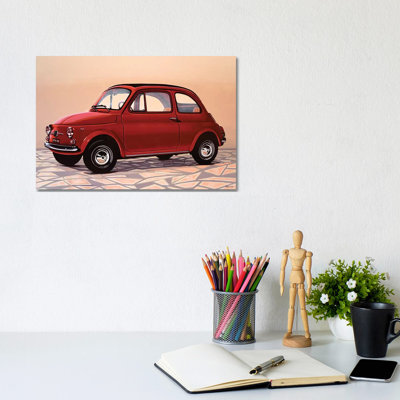 Fiat 500 by Paul Meijering - Painting on Canvas
