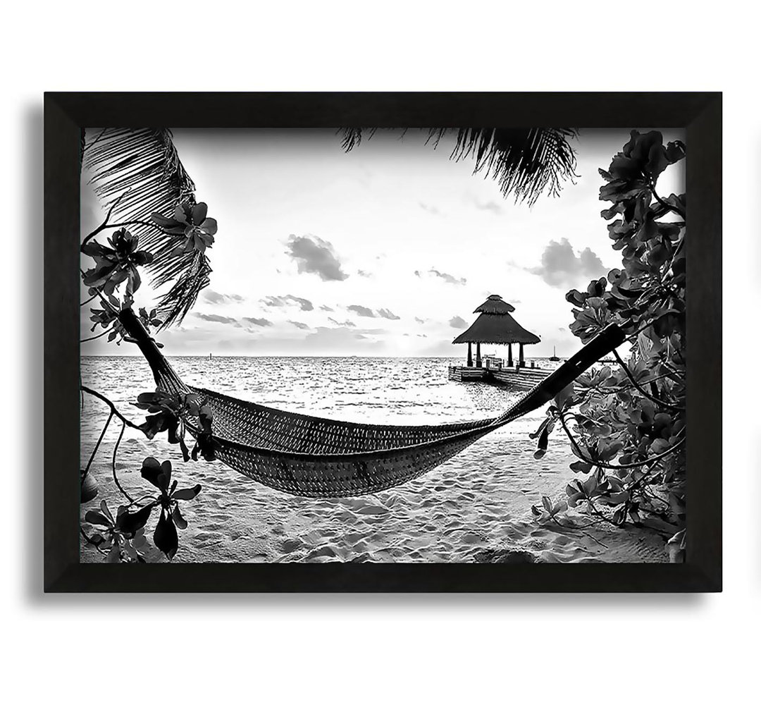 Gerahmtes Leinwandbild Tropical Paradise For Lovers