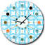 Horloge murale rétro Mid-Century-40748421