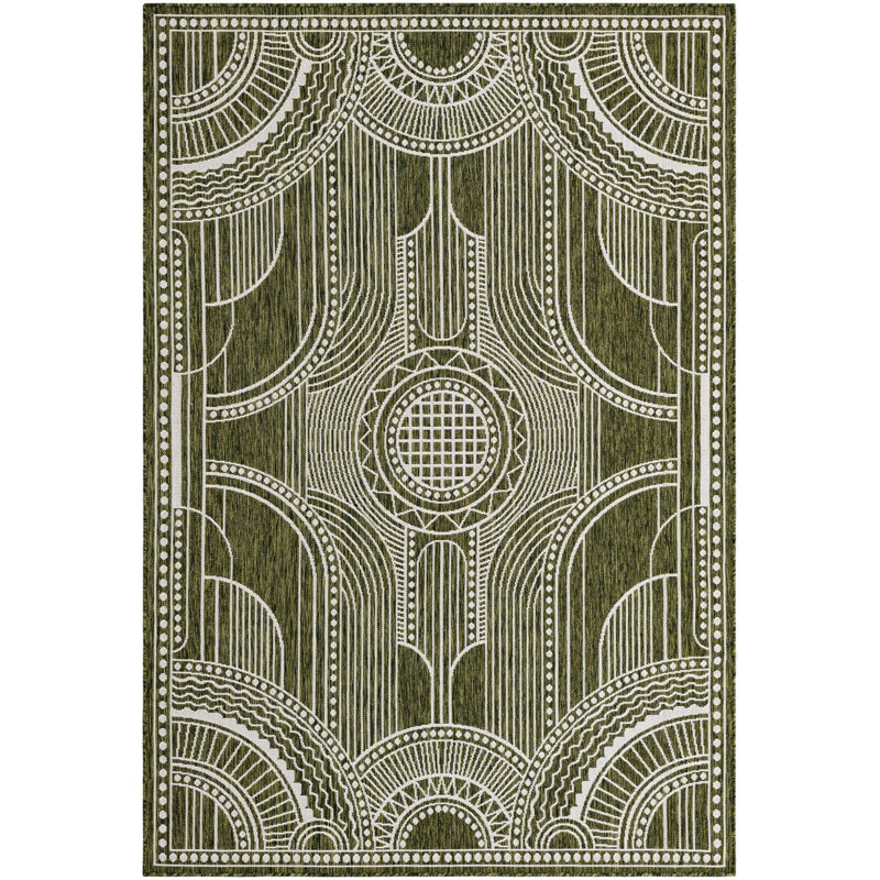 Tapis vert Aucun, Rectangle 6 pi 1 po x 9 pi