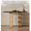 Console en bois massif Wabi Sabi
