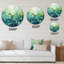 Horloge murale paysage abstrait Chantill-1654056045
