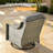 Porretto 9 - Person Patio Conversation Set with Cushions-1125683278
