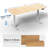 VIVO Single Motor Electric Desk with Push Button Memory Controller-129479293-129479297