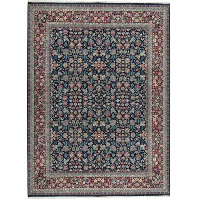 Tapis rouge noué à la main de haute qualité