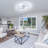 Cletes Acrylic LED Semi Flush Mount