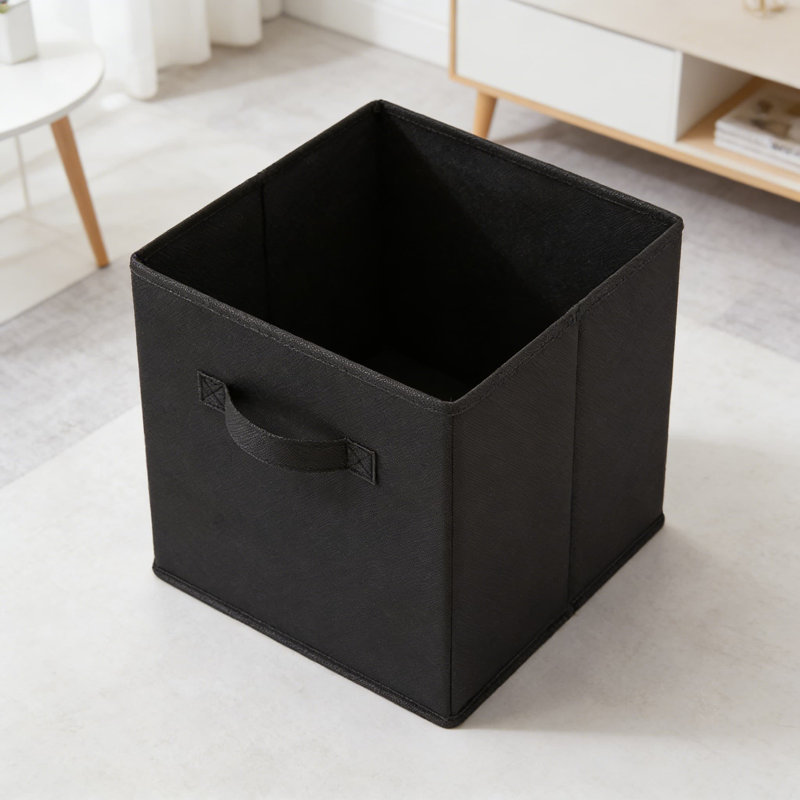 Fabric Storage Cubes With Handles, Sturdy And Lightweight Organizer Bins, 6-Pack Of Foldable Cube Organizers For Home Storage