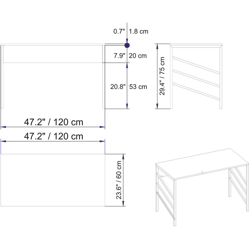 Bureau Juliet, Blanc