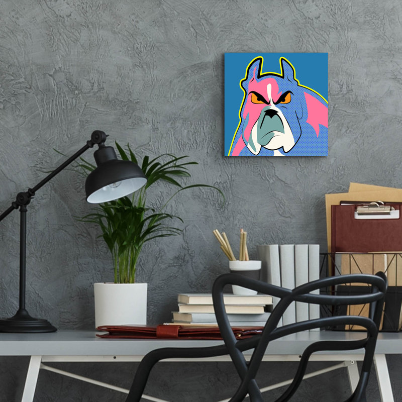 «Bull Dog Pop» par Mark Ashkenazi, H 12 po x l 12 po