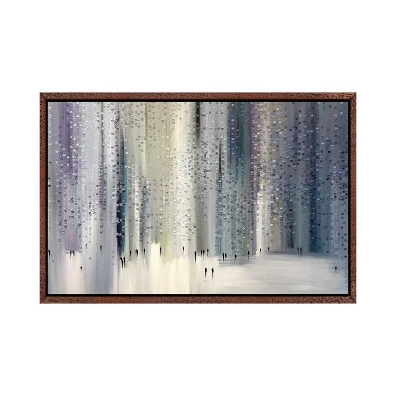 Moonlight Serenity by Ekaterina Ermilkina - Print on Canvas, 66.04 cm H x 45.72 cm W, Classic Brown Wood Framed