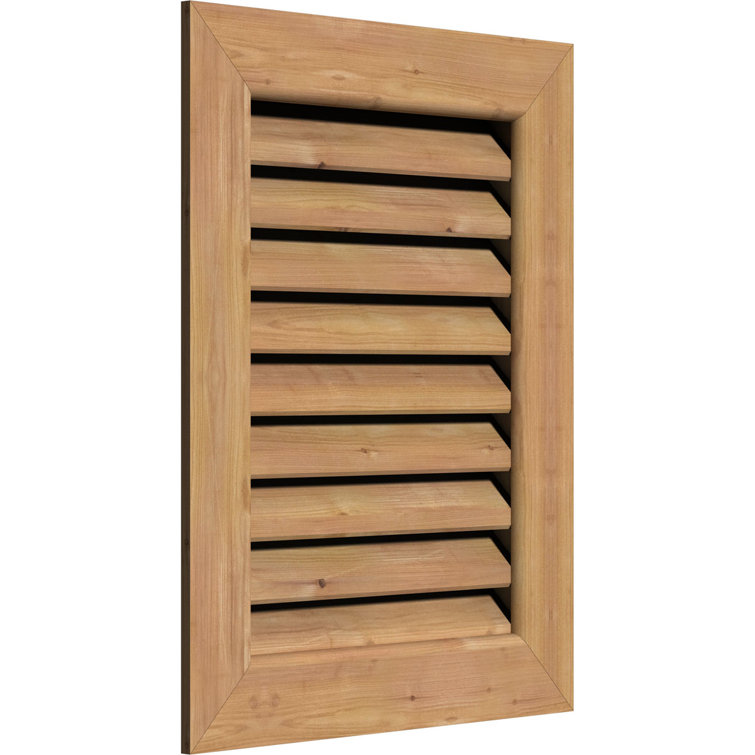 Évent vertical en bois à pignon