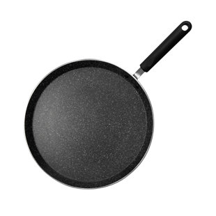 SENSARTE Nonstick Crepe Pan, Swiss Granite Coating Dosa Pan Pancake Flat  Skillet Tawa Griddle 10-Inch