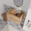 30" Wall Mounting Bathroom Vanity, Soft Close Drawer(Only Vanity, Without Basin)