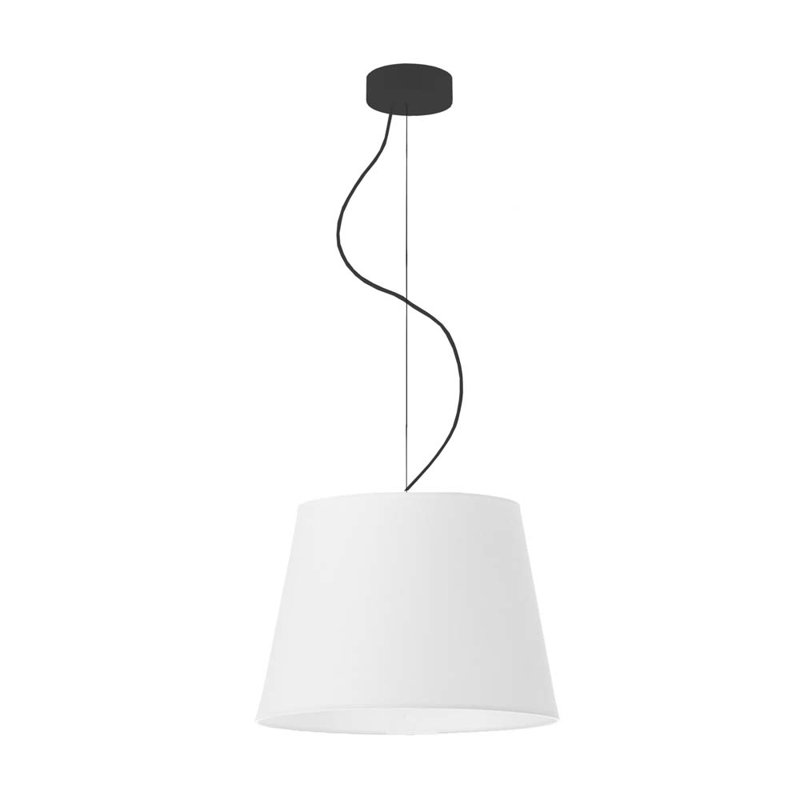 Demariana 1 - Light Single Pendant, White, Black