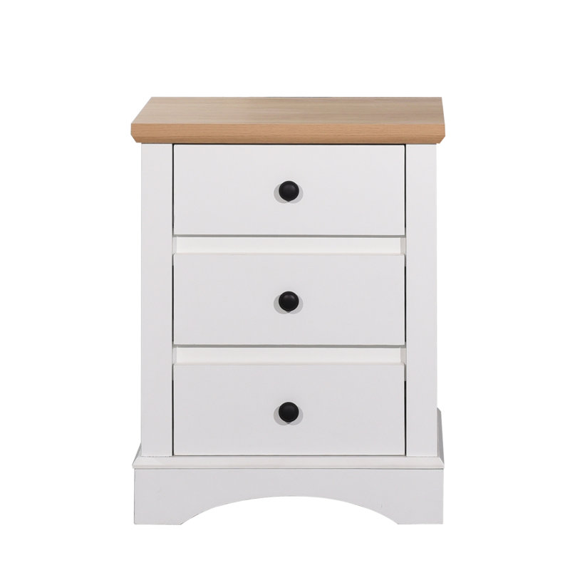 Fordwich 47.5 cm W Bedside Table, White