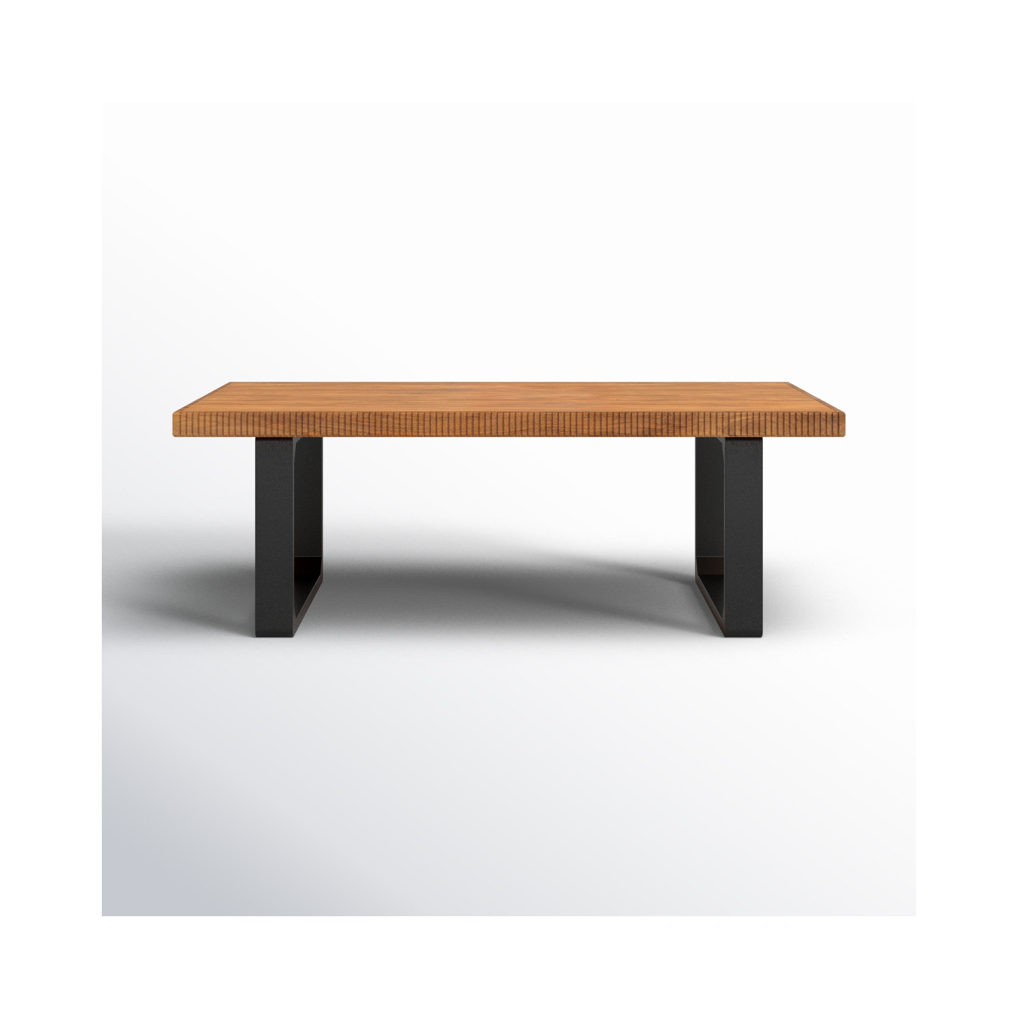 Urbana Solid Wood Coffee Table, Mid Tone Honey