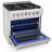 KUCHT Professional 36 in. 5.2 cu. ft. Natural Gas Range and Convection Oven in Stainless Steel with True Simmer Burners-96898029-96898032