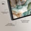 «Golden Estuary I Shadowbox Print», art mural abstrait par Art Remedy-115132139-115132135