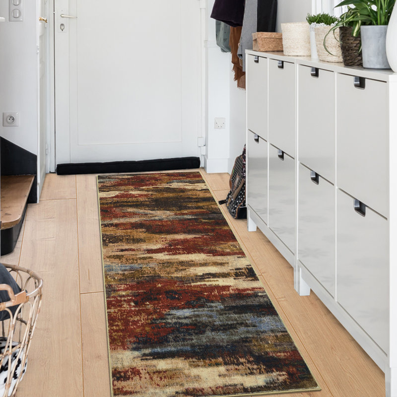 Tapis antidérapant Randolph, Tapis de couloir 2 pi x 6 pi