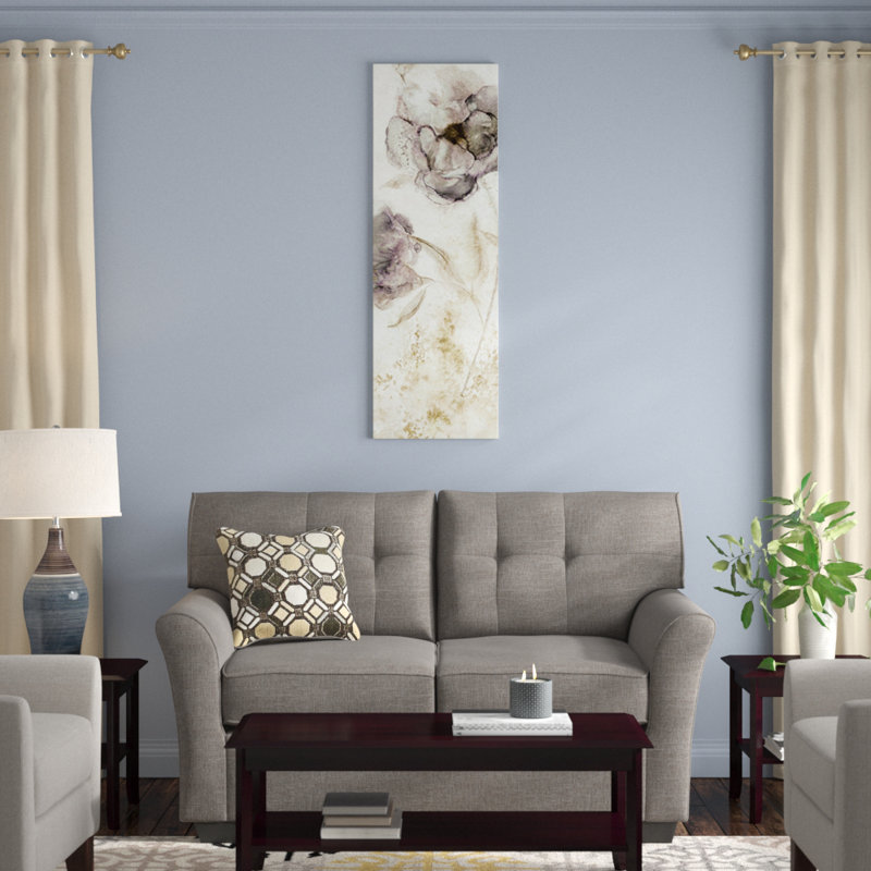 «Dawn Peony», reproduction sur toile, H 36 po x l 12 po x P 1,5 po, Toile tendue