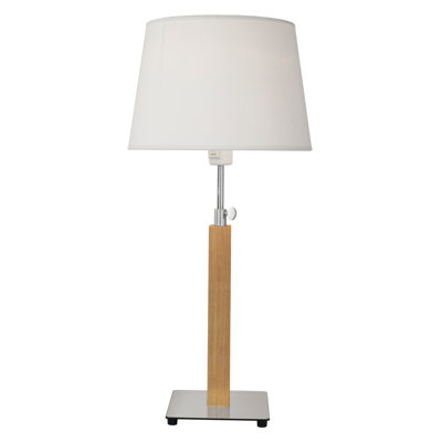 Quatro Solid Wood Buffet Table Lamp