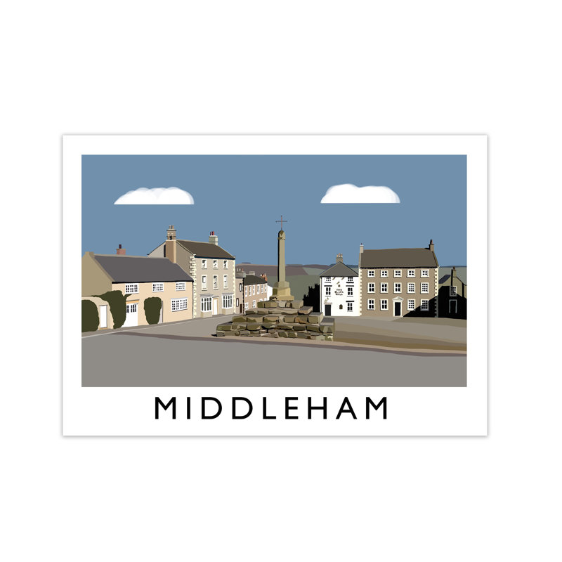 Middleham by Richard O'Neill - Print, 42cm H x 59.4cm W x 3cm D