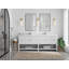 Meuble-lavabo double 84 po avec plateau en quartz Catalina-95324873