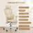 Cablady S1 Embrace Ergonomic Office Chair in Cream White-1018138349
